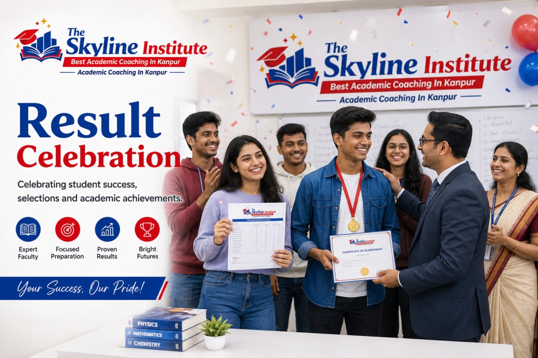 Selected students celebrating results